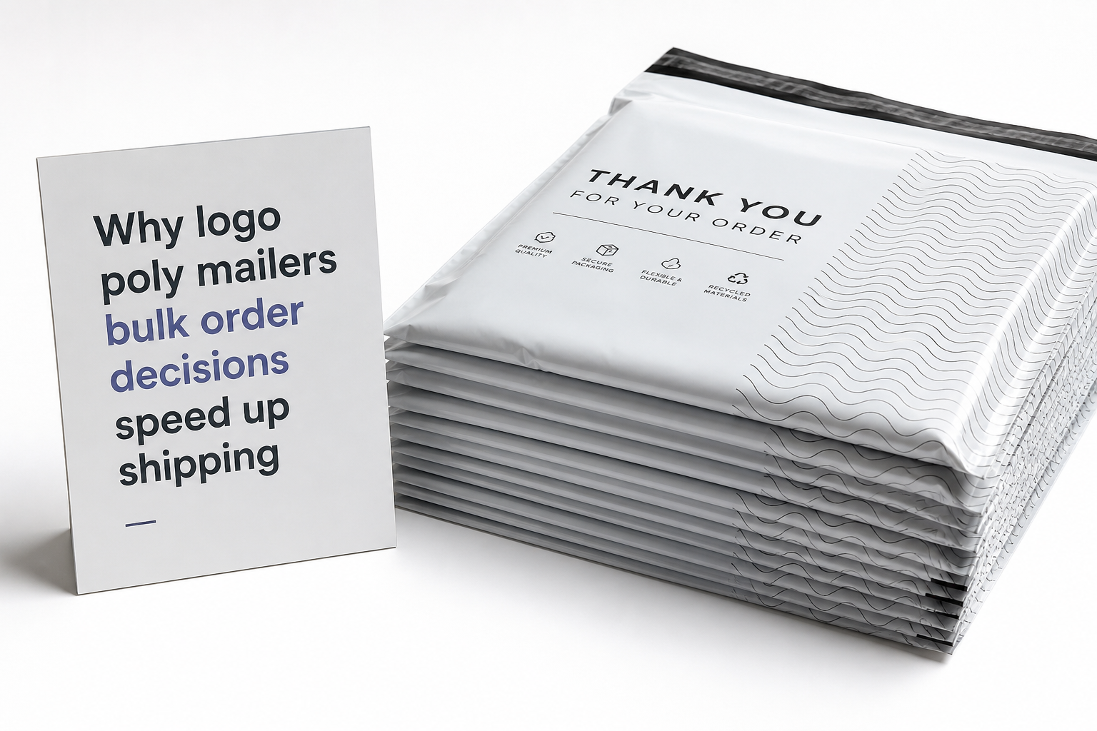 Logo Poly Mailers Bulk Order: Pricing, Specs & Process