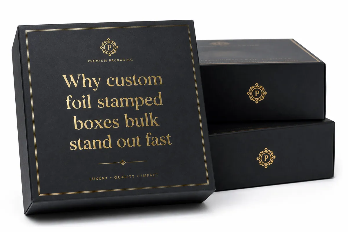 Custom Foil Stamped Boxes Bulk: Pricing, Specs, MOQ