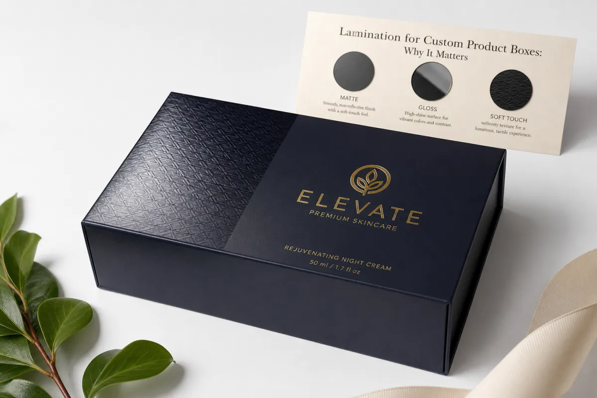 Lamination for Custom Product Boxes