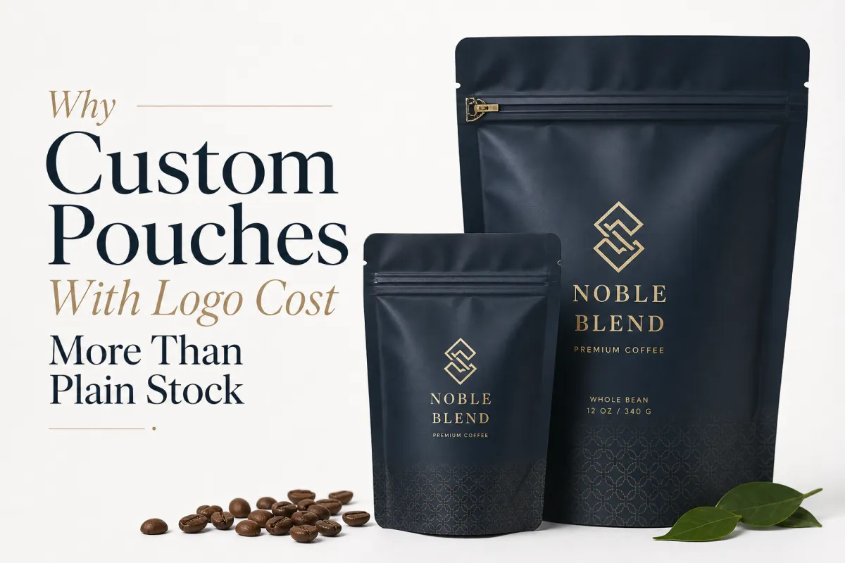Custom Pouches With Logo Cost: Pricing, MOQ, and More