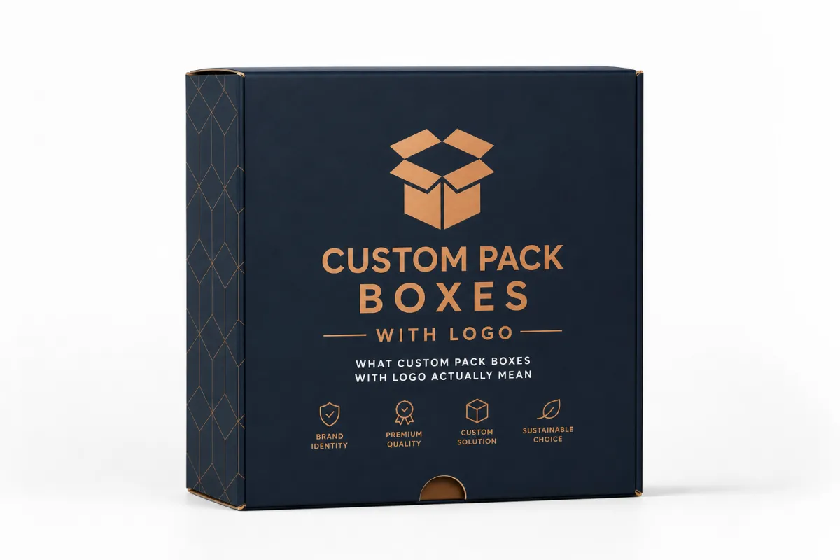 Custom Pack Boxes with Logo: Board, Finish, Dieline, and