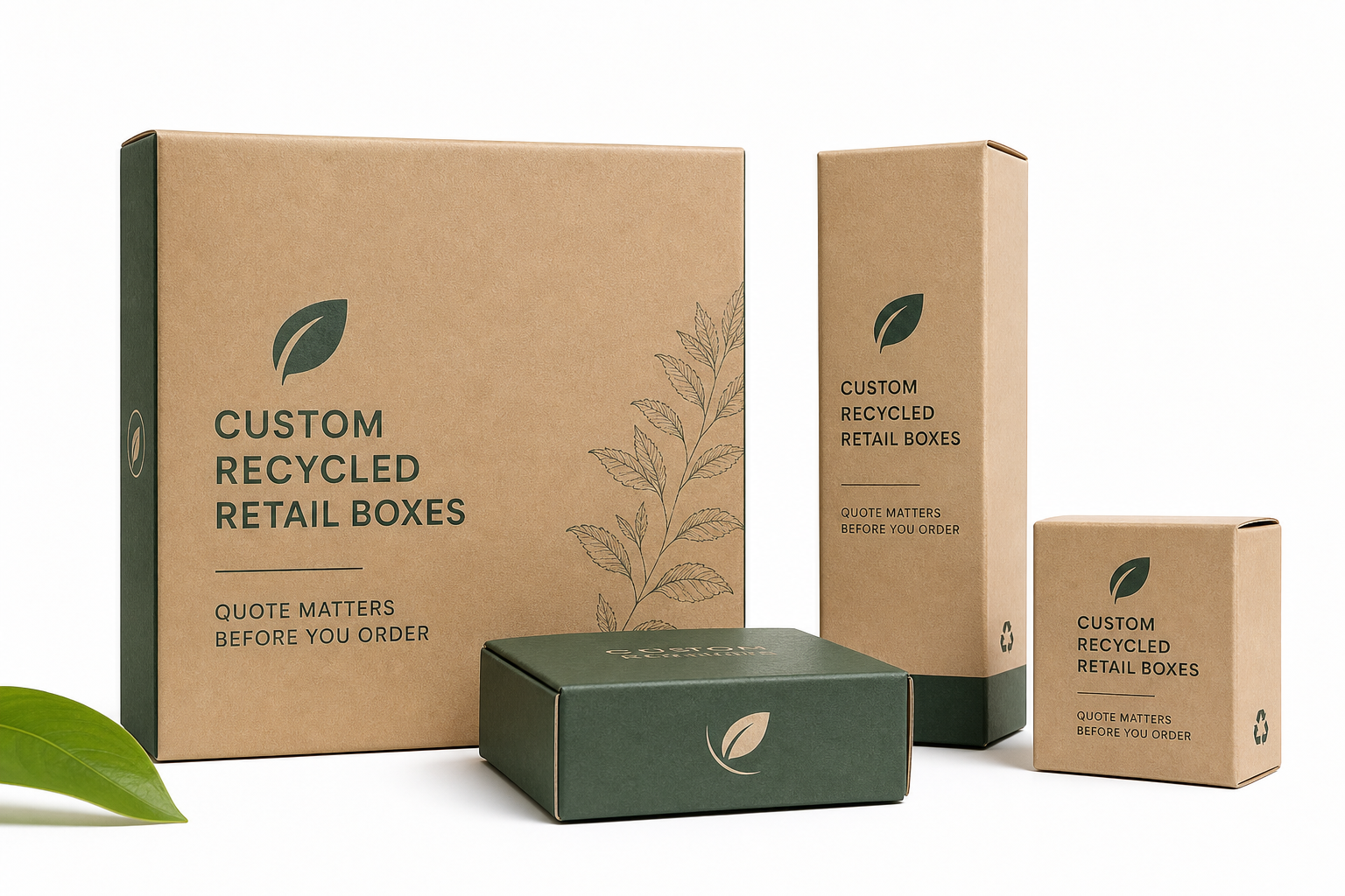 Custom Recycled Retail Boxes Quote: Pricing, MOQ, Specs