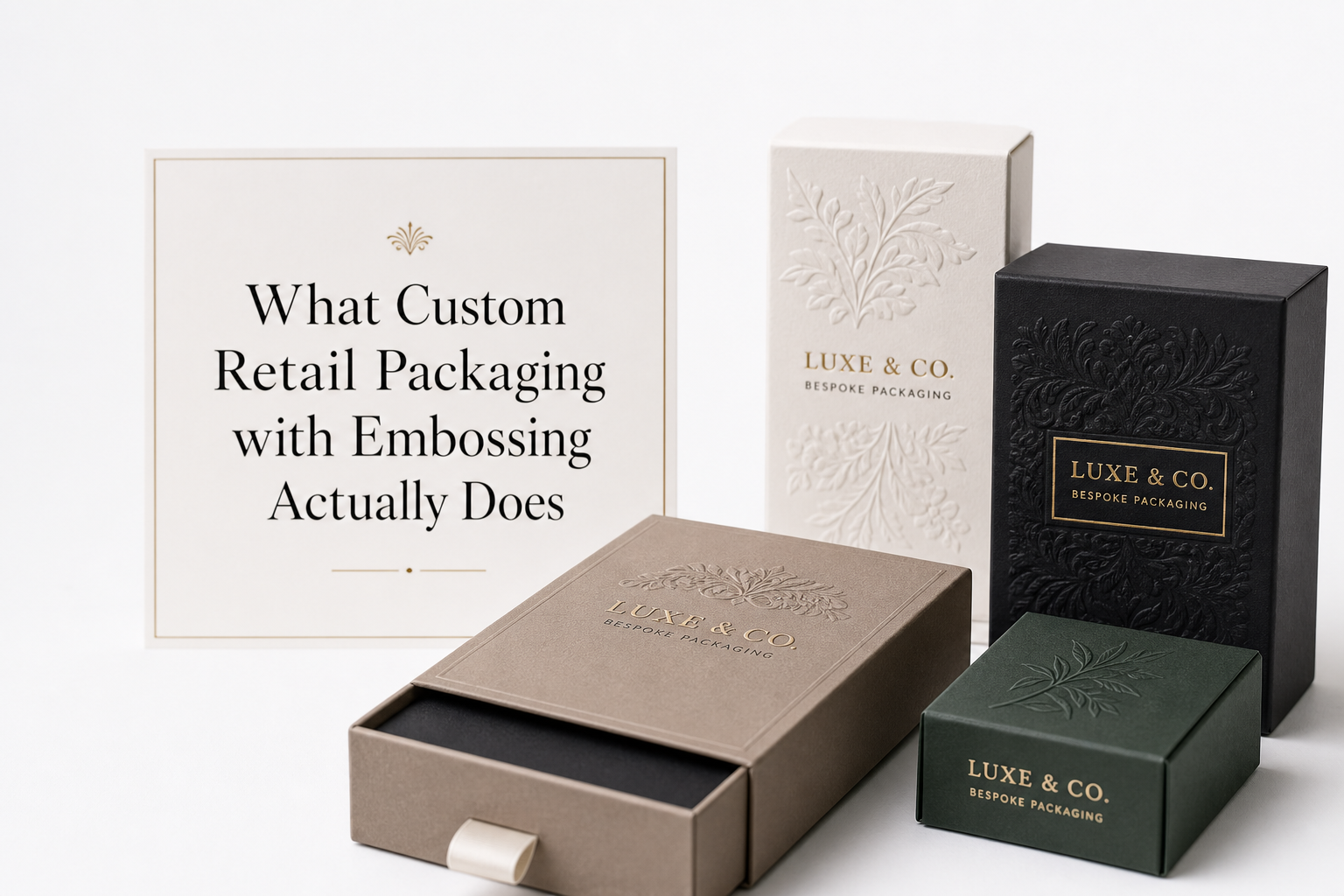 Custom Retail Packaging with Embossing: Design It Right