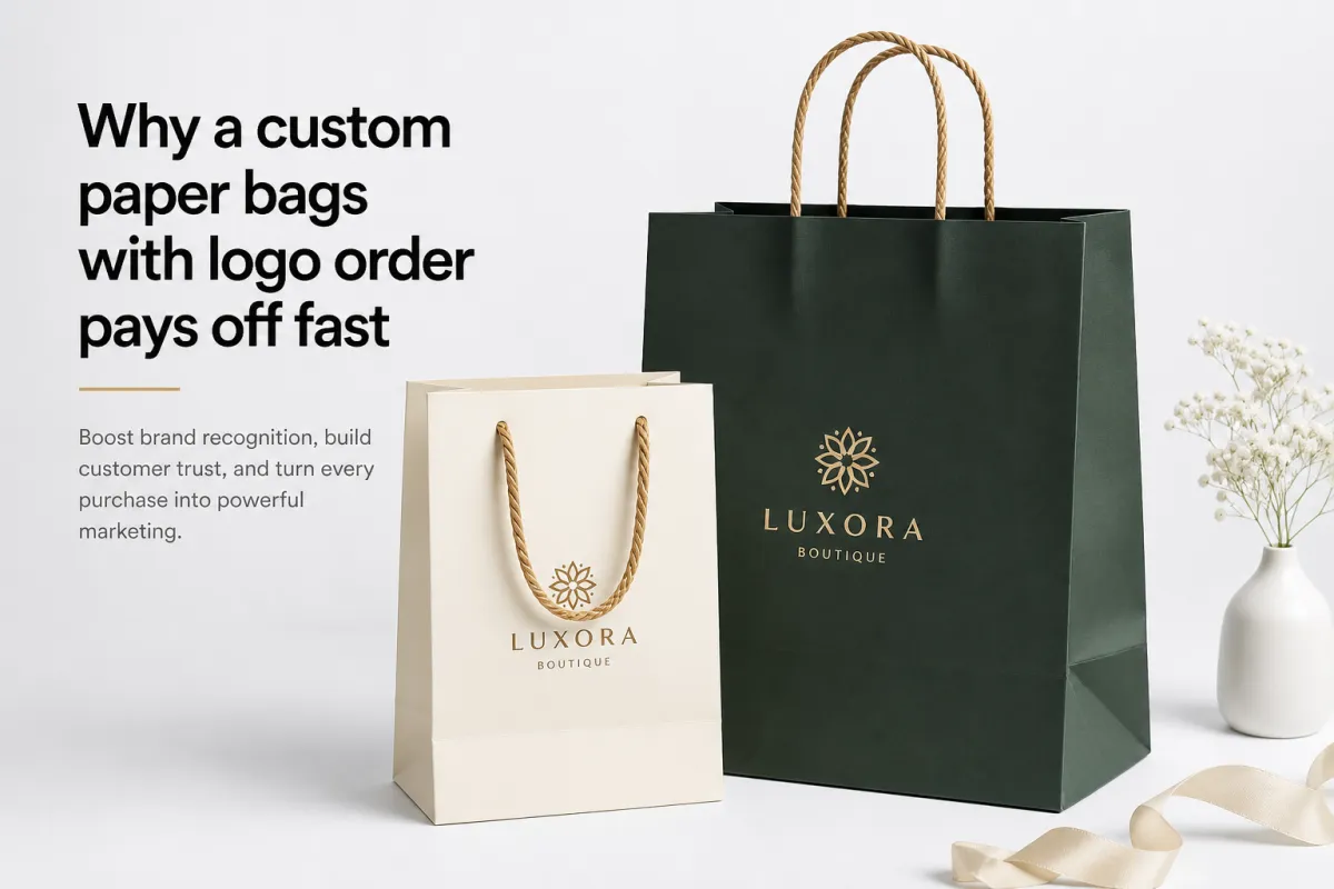 Custom Paper Bags with Logo Order