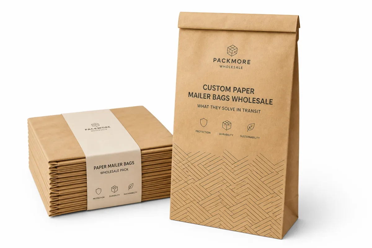 Custom Paper Mailer Bags Wholesale for Shipping