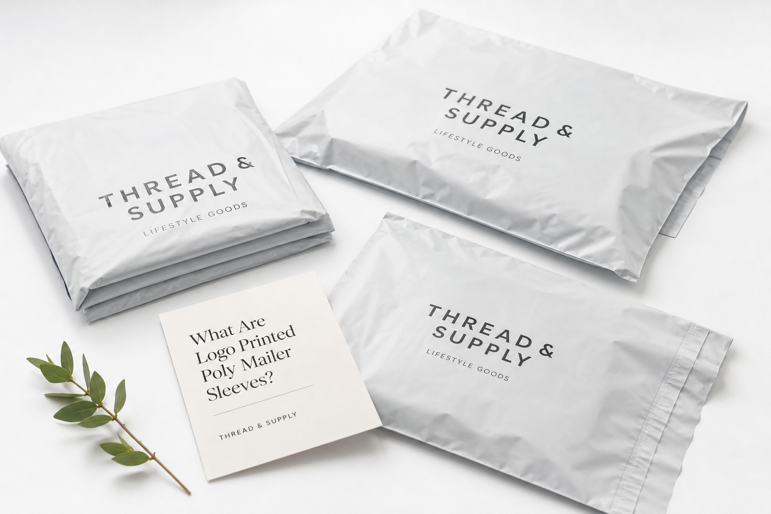 Logo Printed Poly Mailer Sleeves: Film, Print, MOQ, and Carton Packing