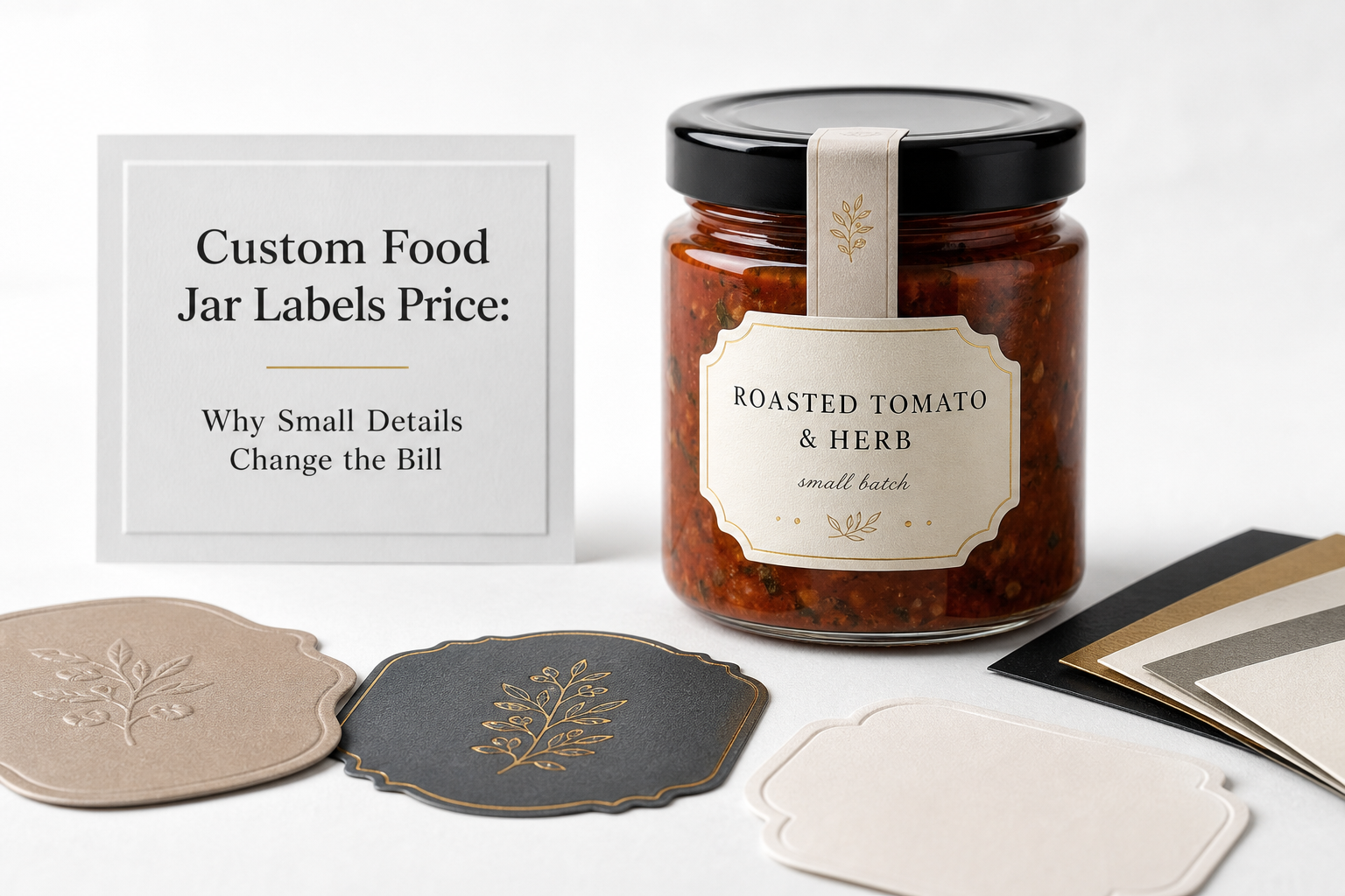 Custom Food Jar Labels Price: Costs, MOQ, Lead Times