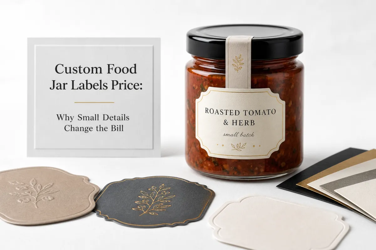 Custom Food Jar Labels Price: Costs, MOQ, Lead Times