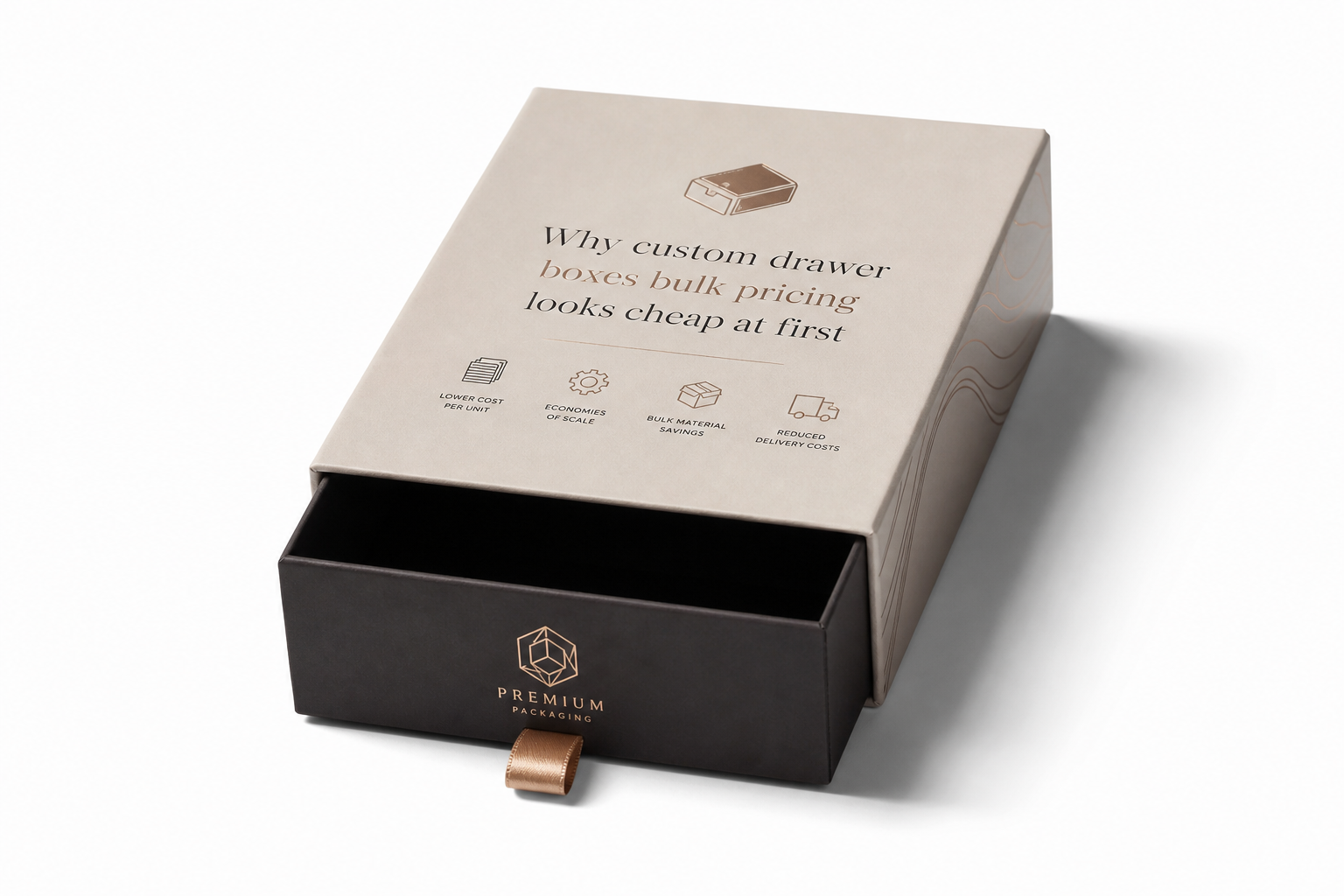 Custom Drawer Boxes Bulk Pricing: Costs, MOQ, and Value
