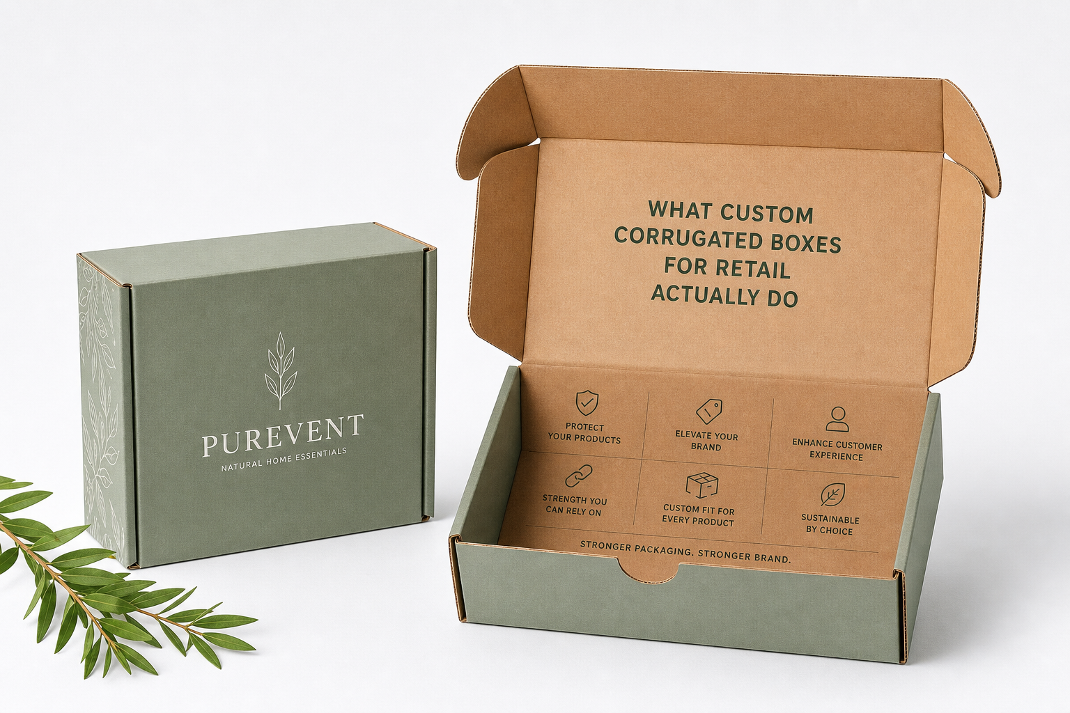 Custom Corrugated Boxes for Retail: Board, Finish, Dieline, and Unit Cost
