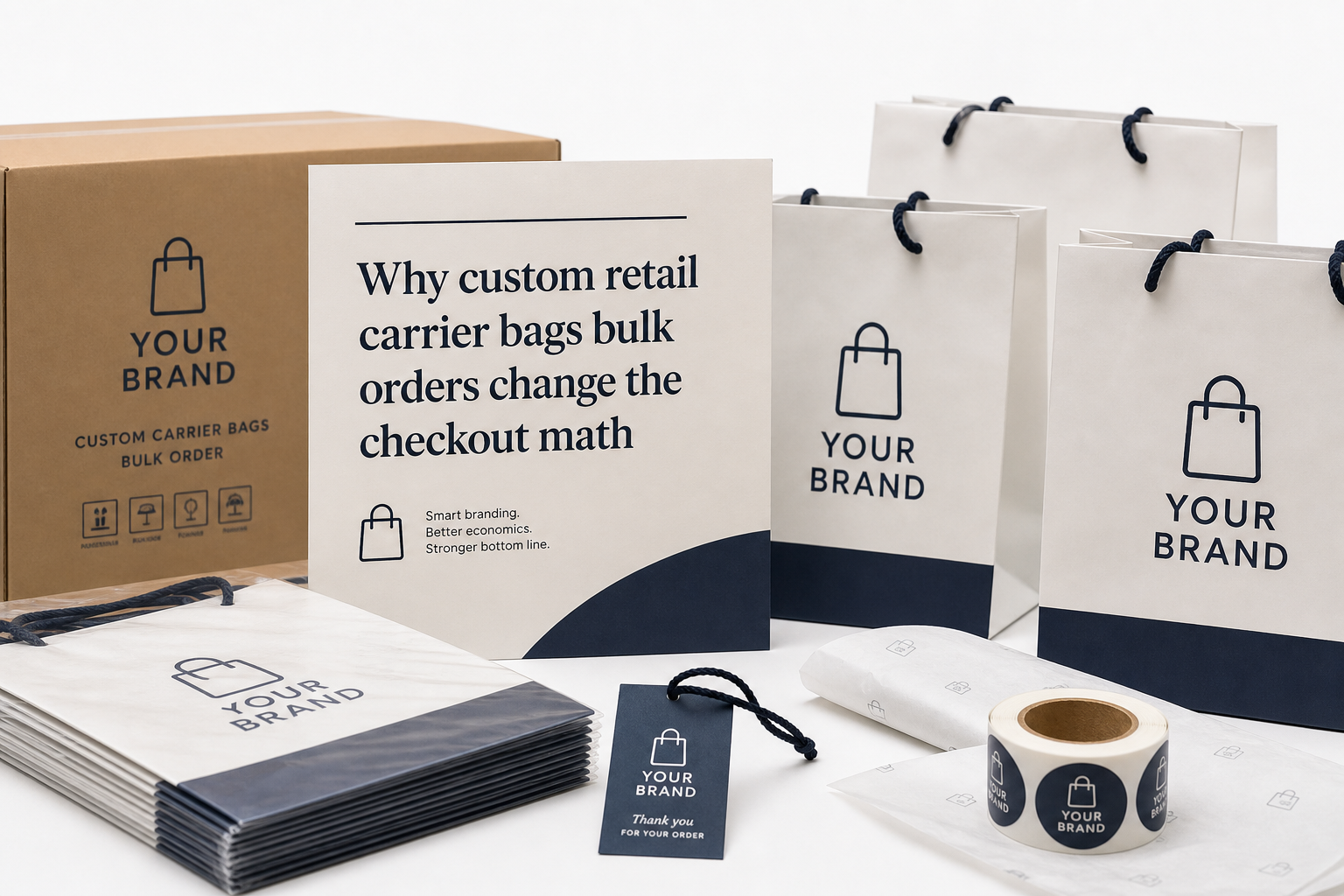 Custom Retail Carrier Bags Bulk: Pricing, Specs, Process