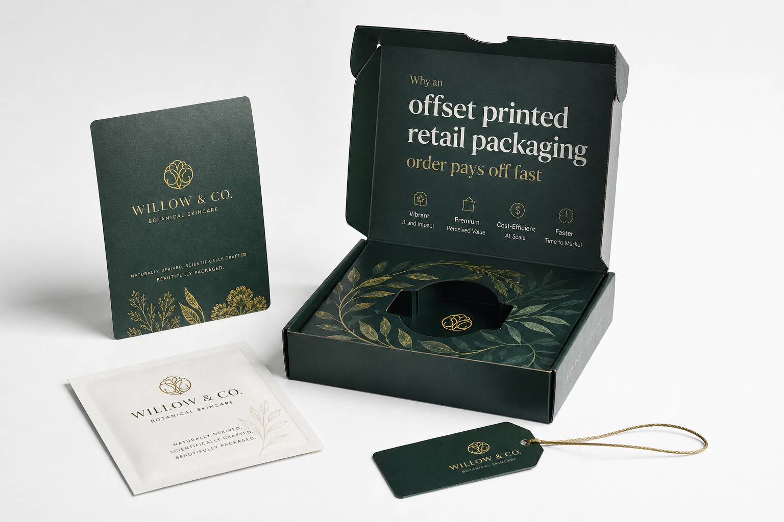 Offset Printed Retail Packaging Order: Pricing, Specs