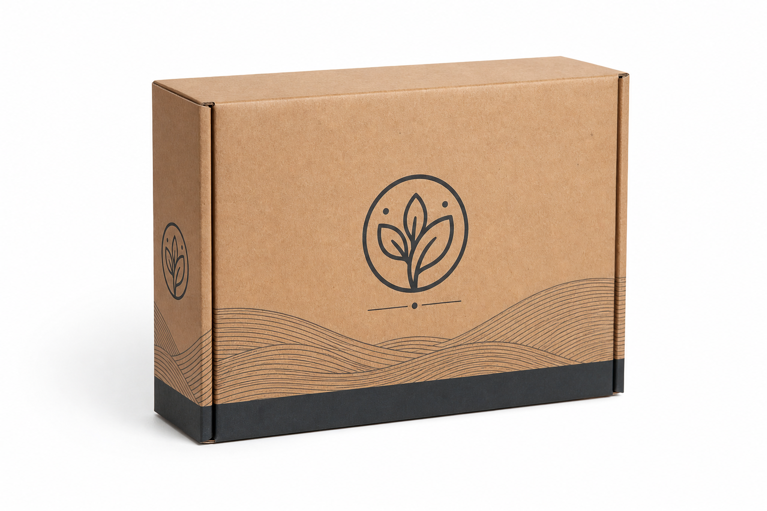 Printed Kraft Shipping Boxes with Logo: Board, Finish, Dieline, and Unit Cost