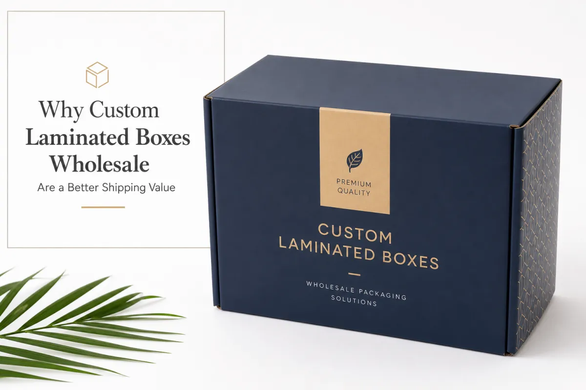 Custom Laminated Boxes Wholesale for Shipping Brands