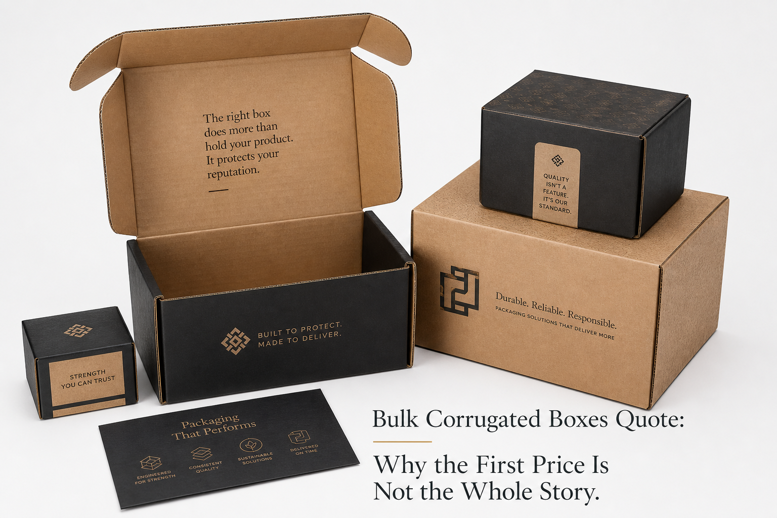 Bulk Corrugated Boxes Quote: Pricing, Specs, and Speed