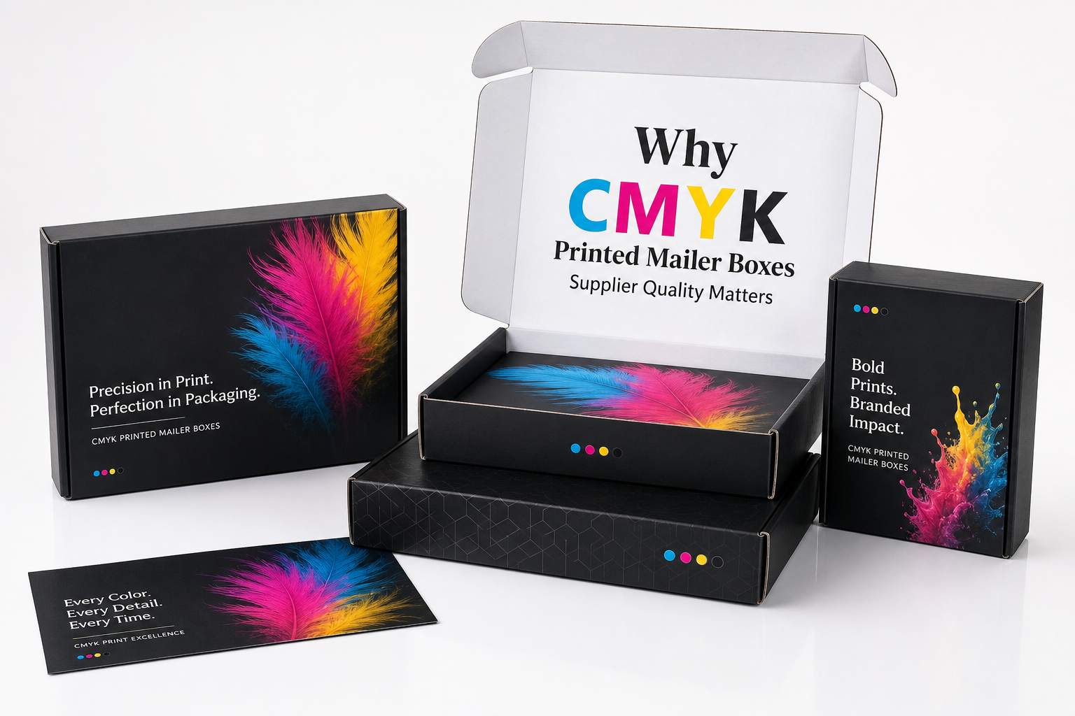 Cmyk Printed Mailer Boxes Supplier: Film, Print, MOQ, and Carton Packing