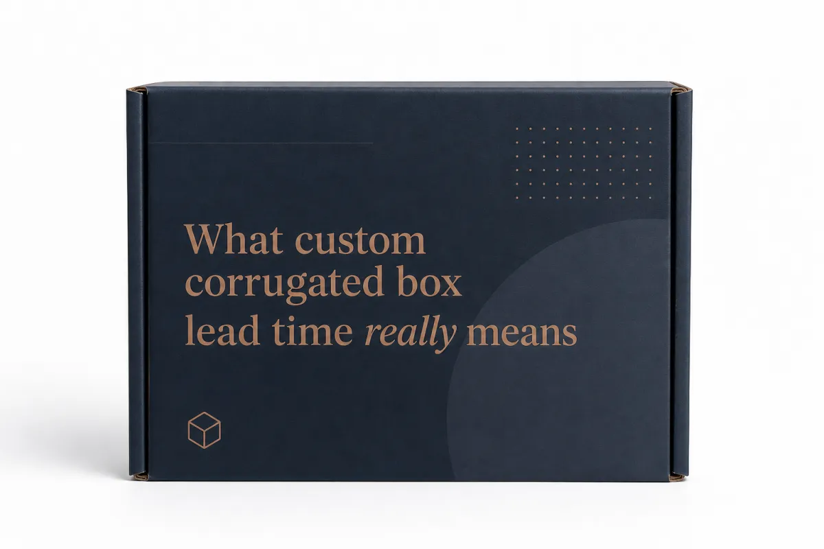 Custom Corrugated Box Lead Time: What Really Drives It