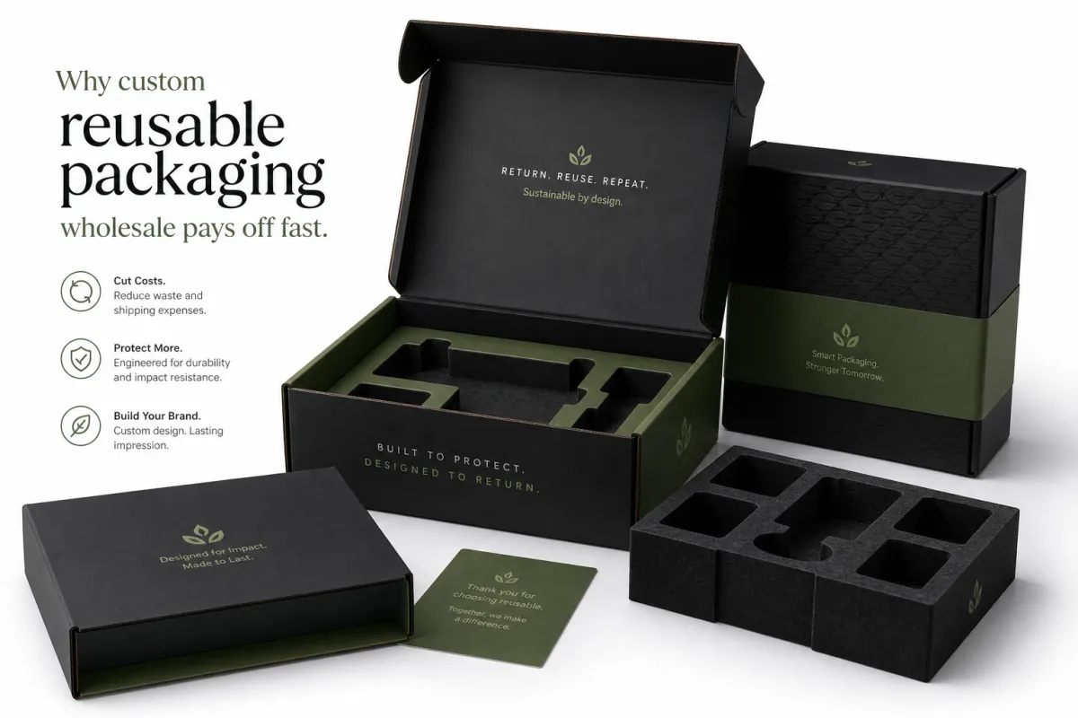 Custom Reusable Packaging Wholesale for Brands That Ship