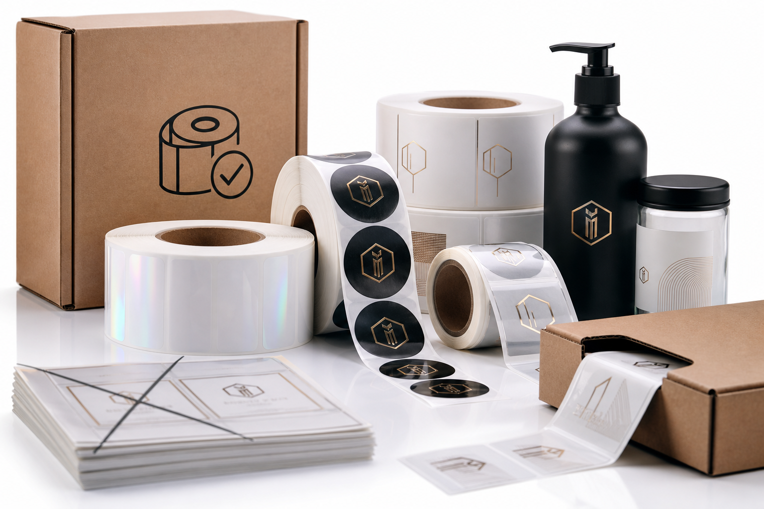 Custom Label Rolls for Products: Material, Adhesive, Artwork, and MOQ