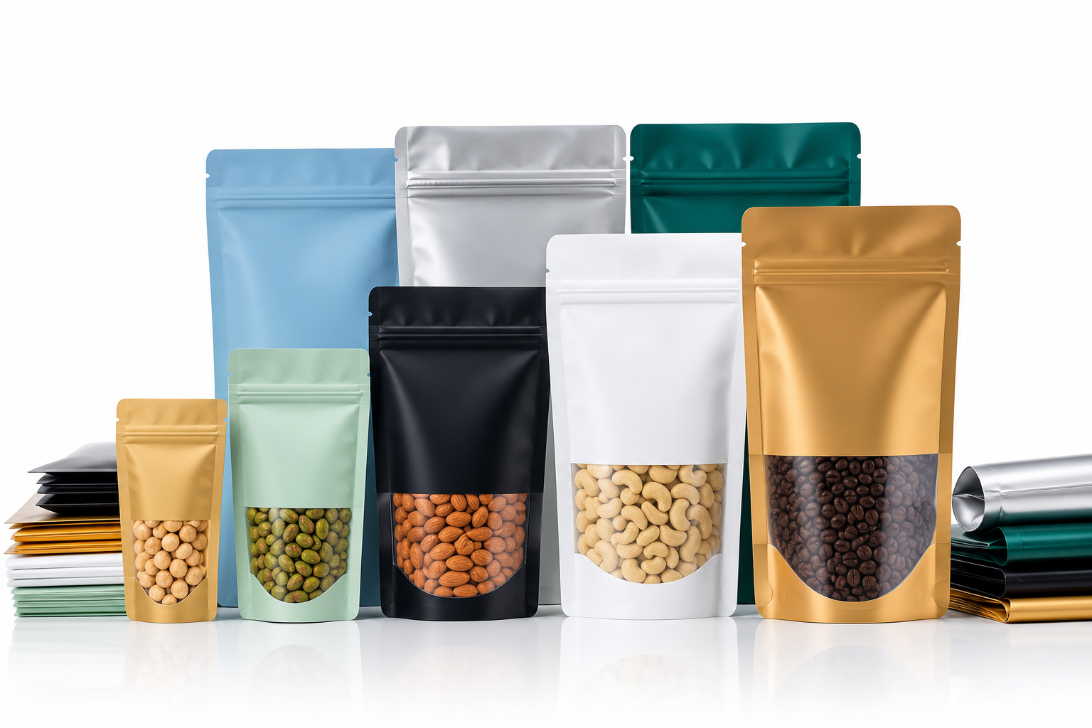 Custom Retail Pouches Wholesale for Retail Brands: Film, Print, MOQ, and Carton Packing