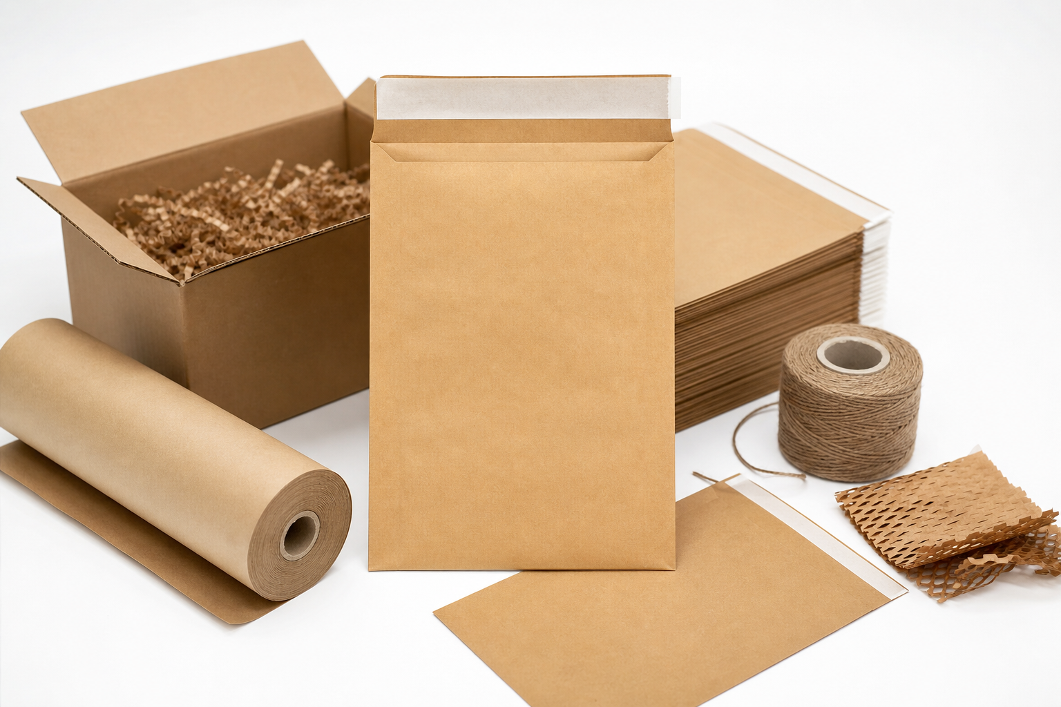 Kraft Envelope Mailers Supplier: Film, Print, MOQ, and Carton Packing