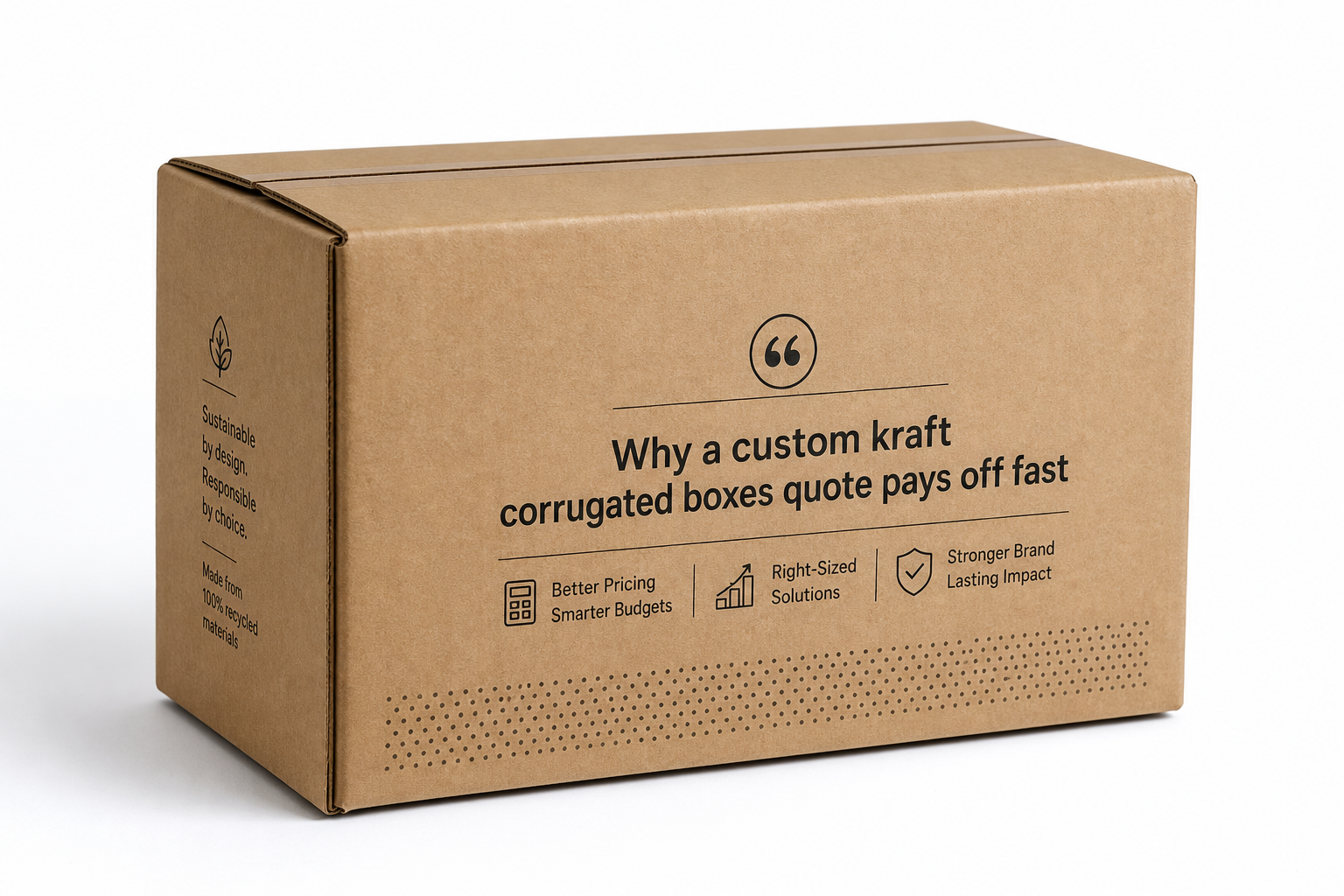 Custom Kraft Corrugated Boxes Quote: Pricing & Specs