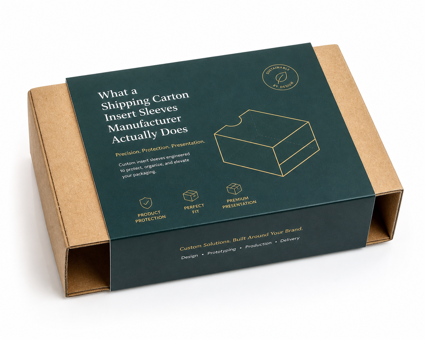 Shipping Carton Insert Sleeves Manufacturer: Board, Finish, Dieline, and Unit Cost