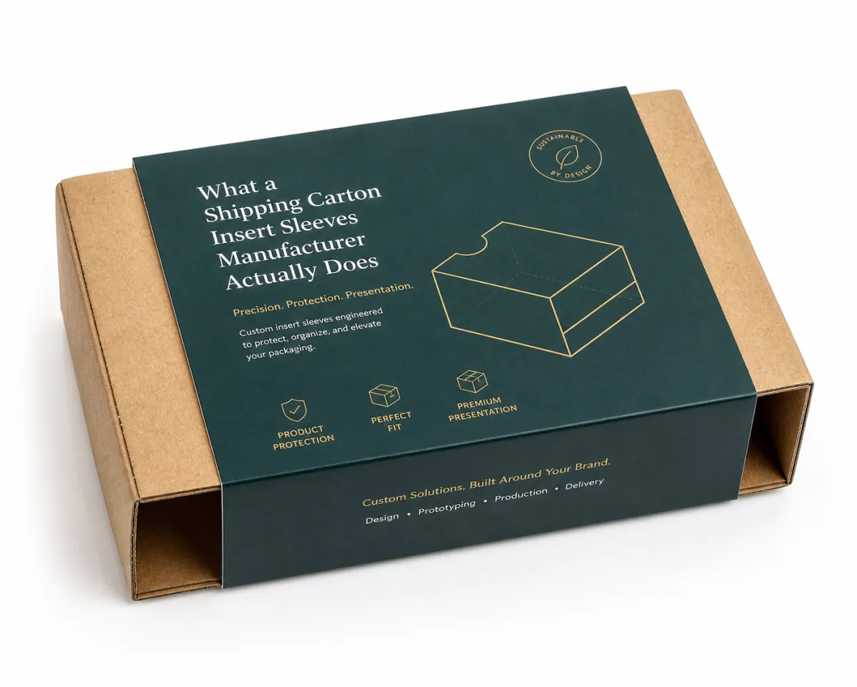 Shipping Carton Insert Sleeves Manufacturer