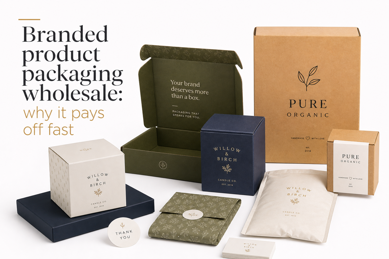 Branded Product Packaging Wholesale: Costs, Specs, Steps