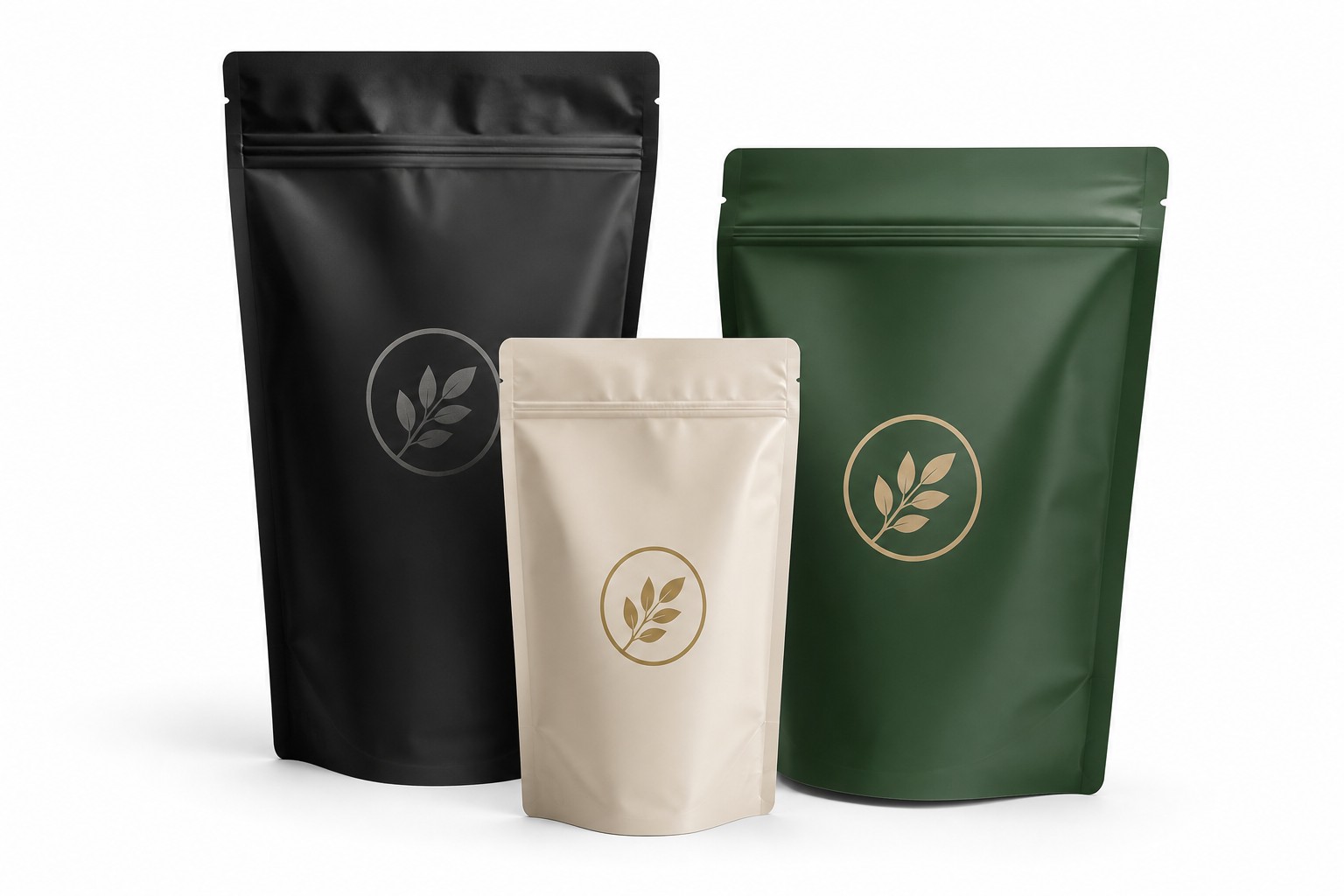 Retail Packaging Pouches with Logo: Film, Print, MOQ, and Carton Packing