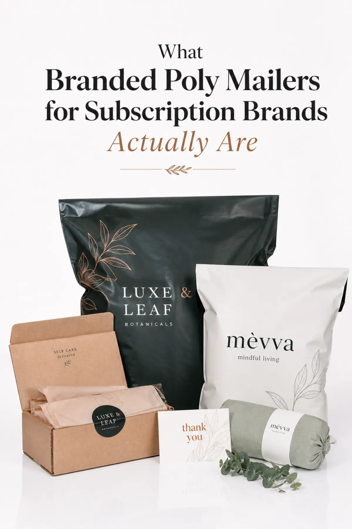 Branded Poly Mailers for Subscription Brands