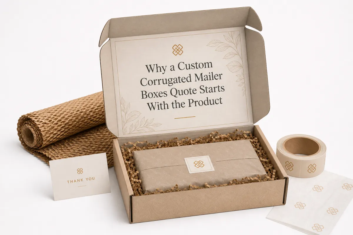 Custom Corrugated Mailer Boxes Quote: Pricing & Specs