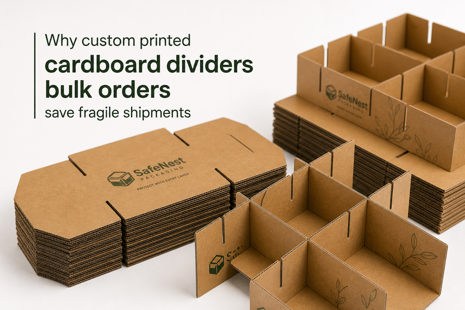 Custom Printed Cardboard Dividers Bulk: Specs & Pricing