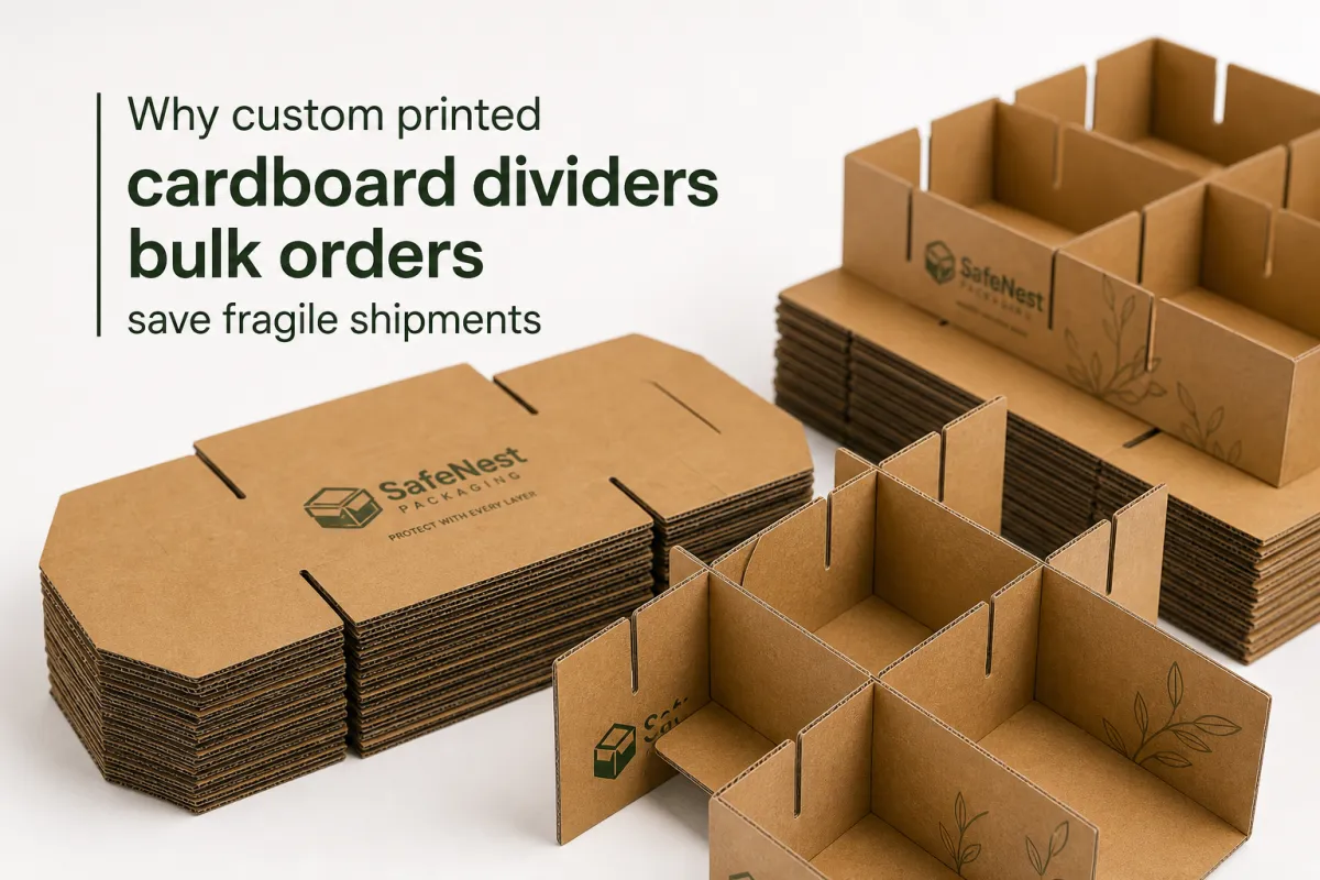 Custom Printed Cardboard Dividers Bulk: Specs & Pricing