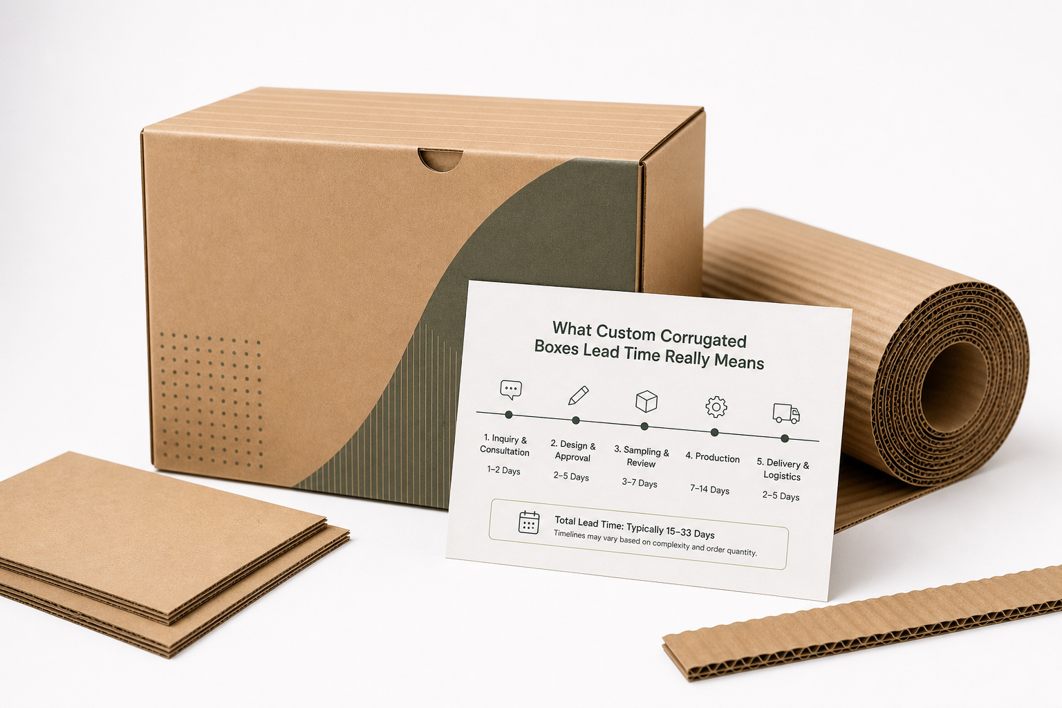 Custom Corrugated Boxes Lead Time: What Really Delays It