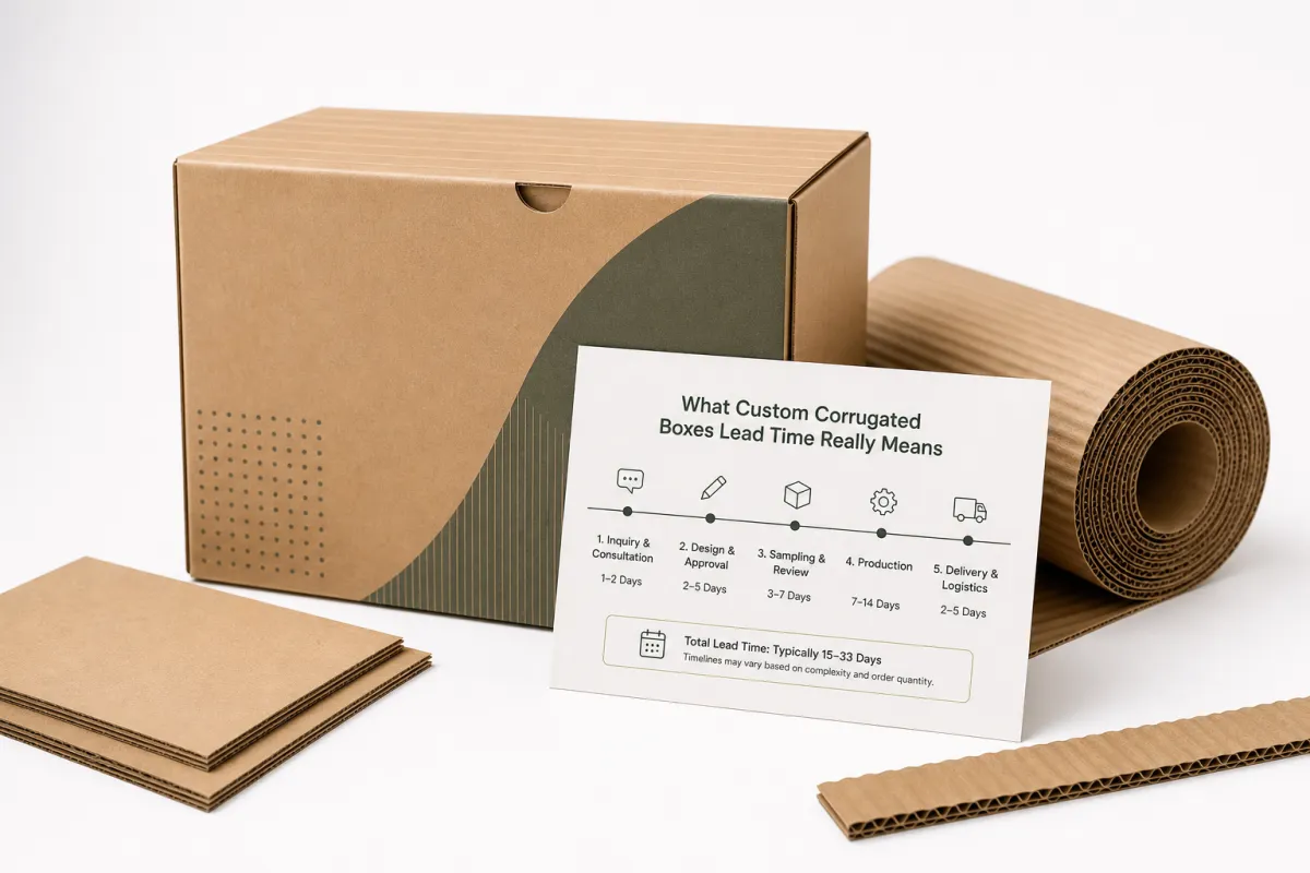 Custom Corrugated Boxes Lead Time: What Really Delays It