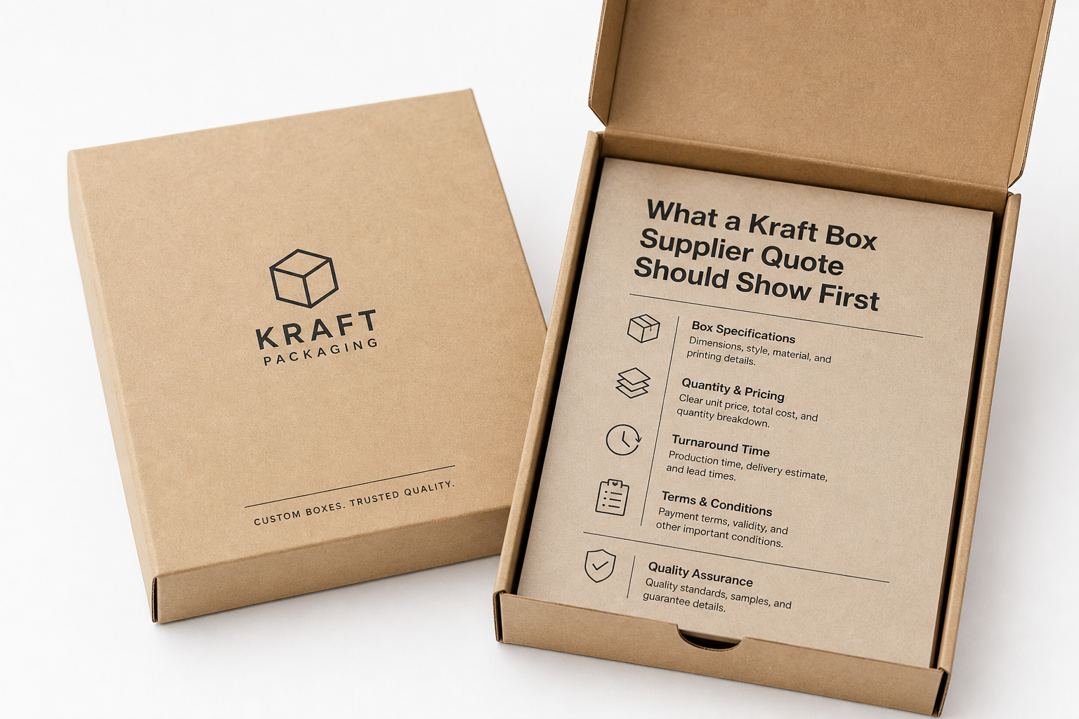 Kraft Box Supplier Quote: Pricing, Specs, and Lead Times