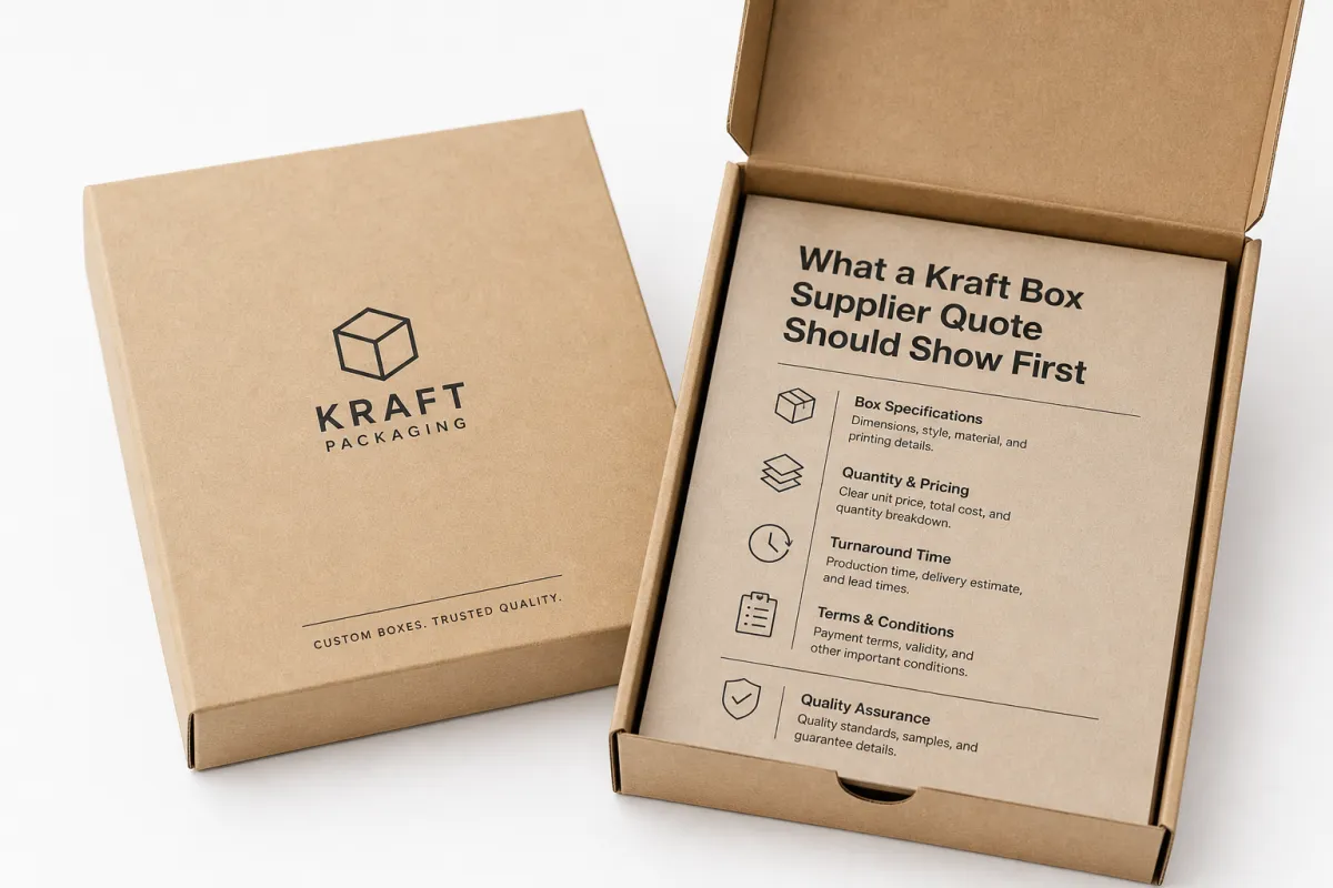 Kraft Box Supplier Quote: Pricing, Specs, and Lead Times