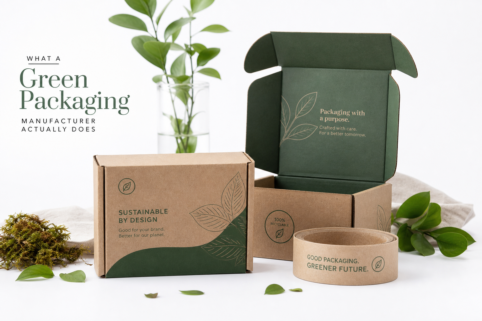 Green Packaging Manufacturer: Artwork Proof, Packing Count, and Landed Cost