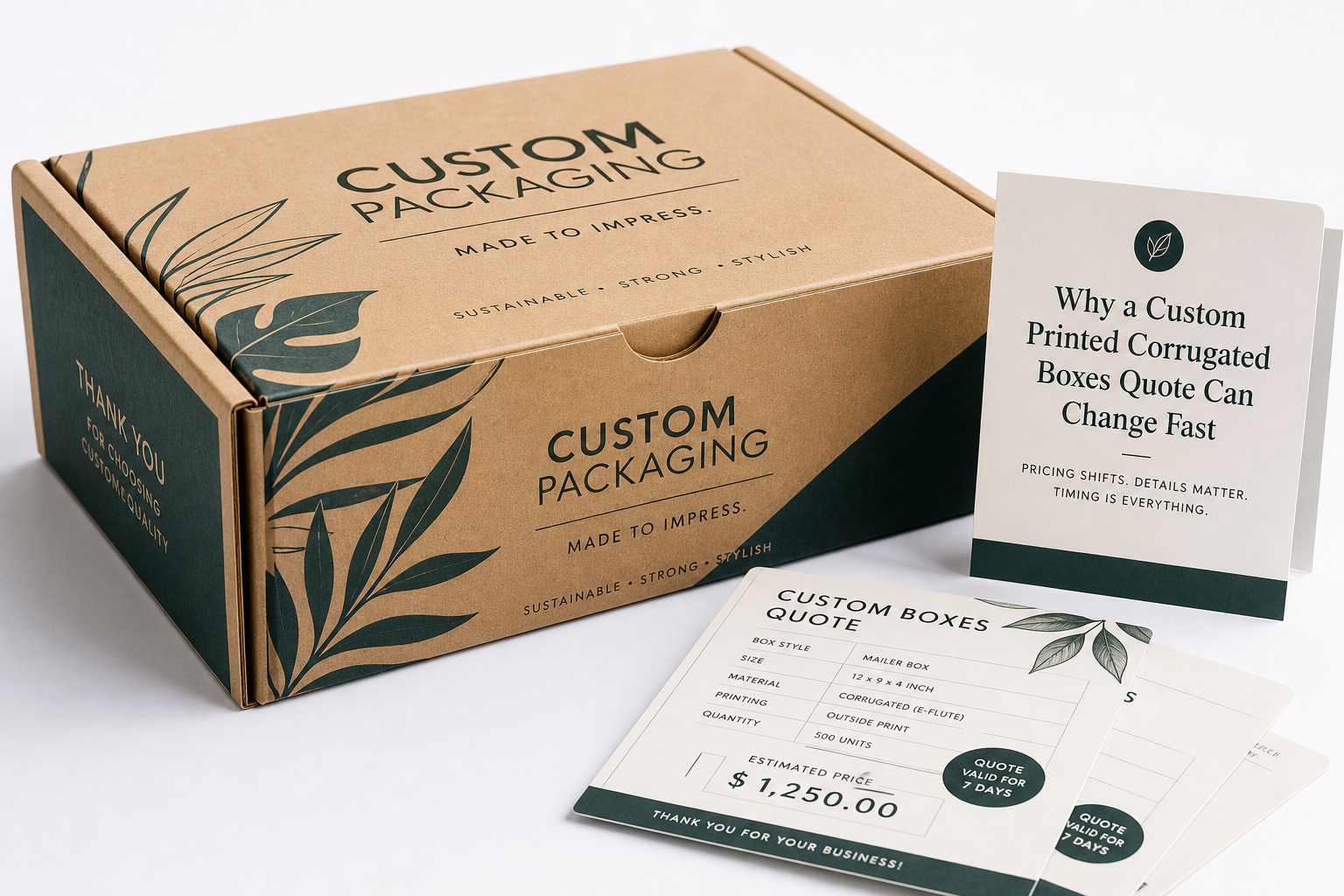 Custom Printed Corrugated Boxes Quote: What Affects Cost