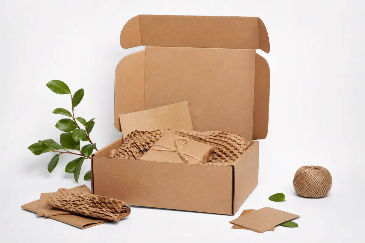 Kraft Shipping Boxes with Logo