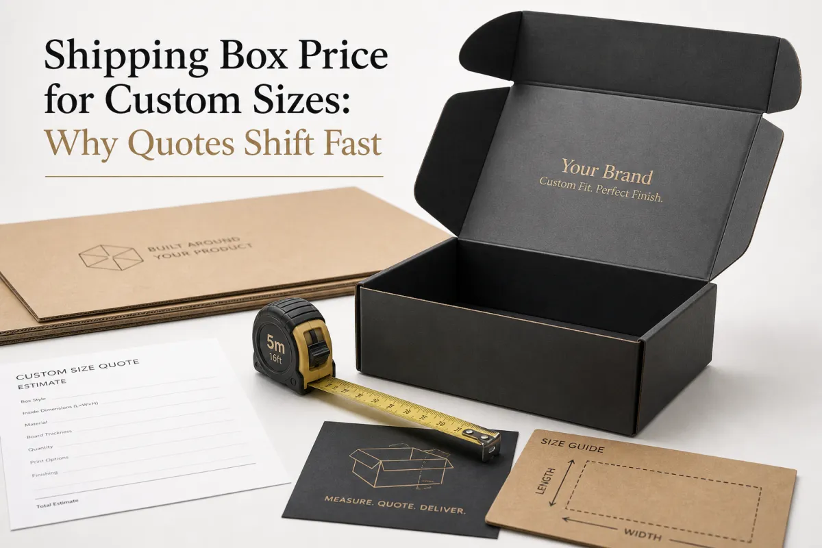 Shipping Box Price for Custom Sizes: Expect