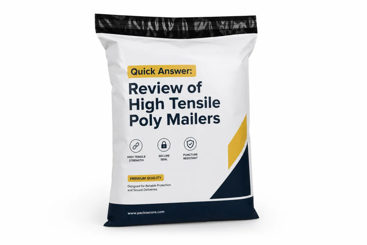 Of High Tensile Poly Mailers Buyer Review