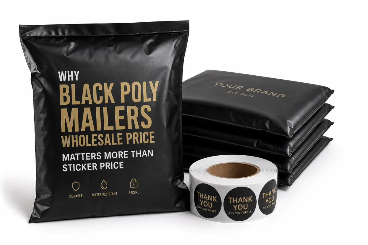Black Poly Mailers Wholesale Price