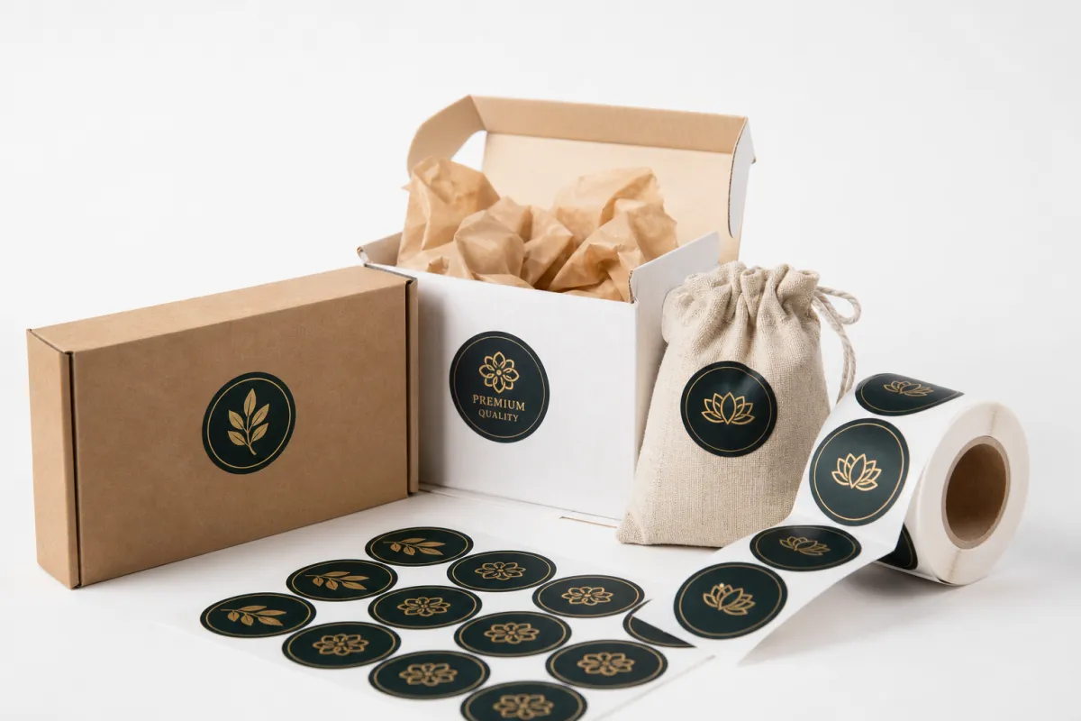Branded Label Stickers Wholesale