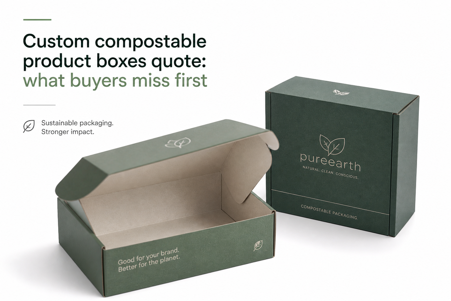 Custom Compostable Product Boxes Quote: Pricing and Specs