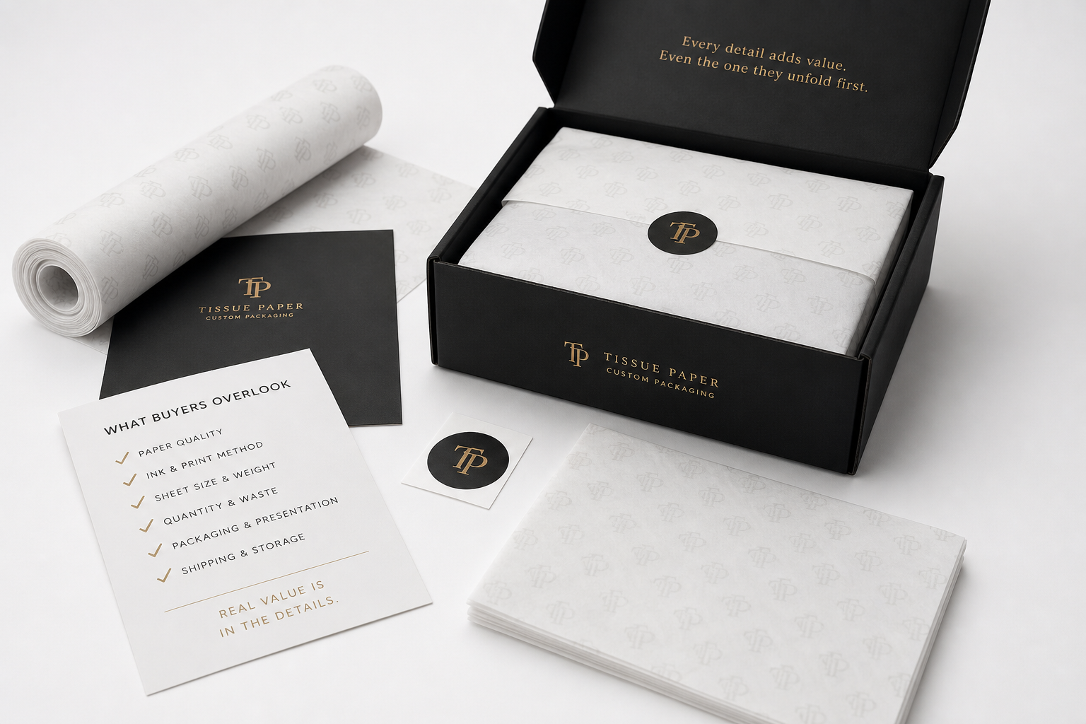 Custom Tissue Paper Cost: Material, Print, Proofing, and Reorder Risk