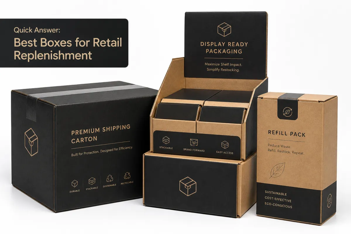 Boxes for Retail Replenishment Compared