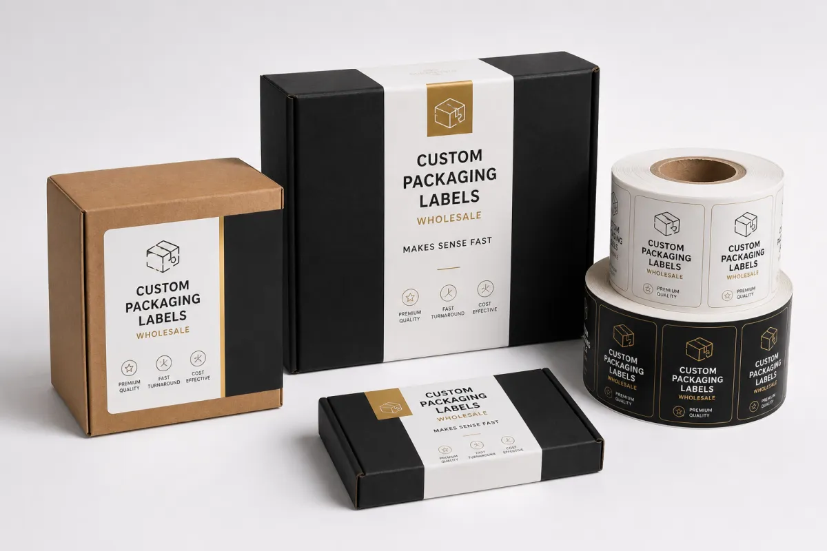 Custom Packaging Labels Wholesale: Pricing, Specs, Process