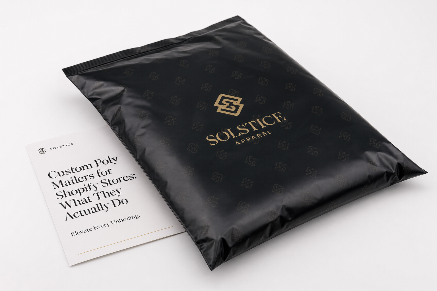 Custom Poly Mailers for Shopify Stores: Film, Print, MOQ, and Carton Packing